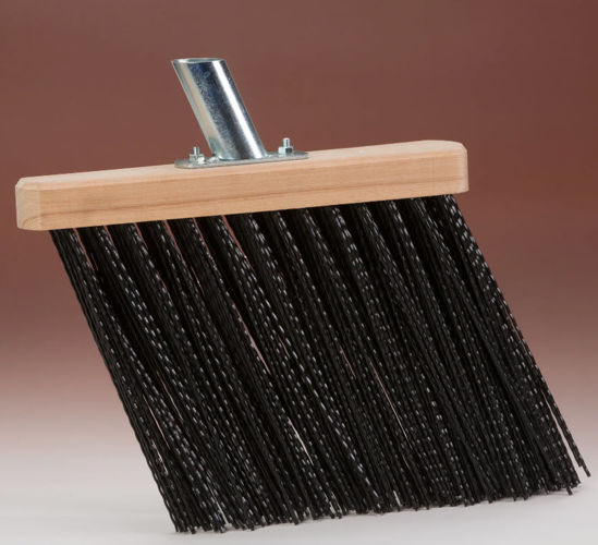 Afbeeldingen van Gootbezem 28cm, nylon zwart