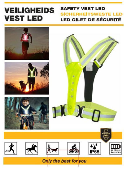 Afbeeldingen van Signalisatievest / Veiligheidsvest LED
