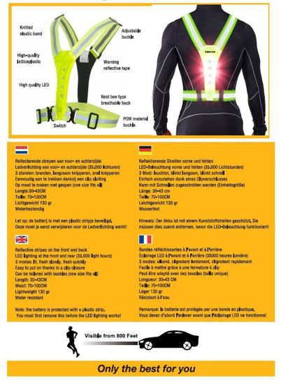 Afbeeldingen van Signalisatievest / Veiligheidsvest LED