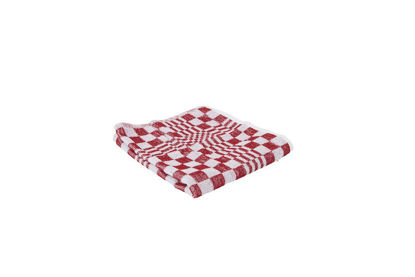Afbeeldingen van Keukendoek / Handdoek blok 50x50cm -rood  -3 stuks-