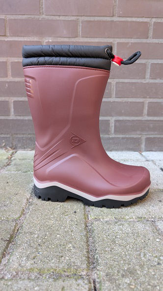Afbeeldingen van Dunlop Kids Blizzard Burgundy/grijs/zwart mt. 33