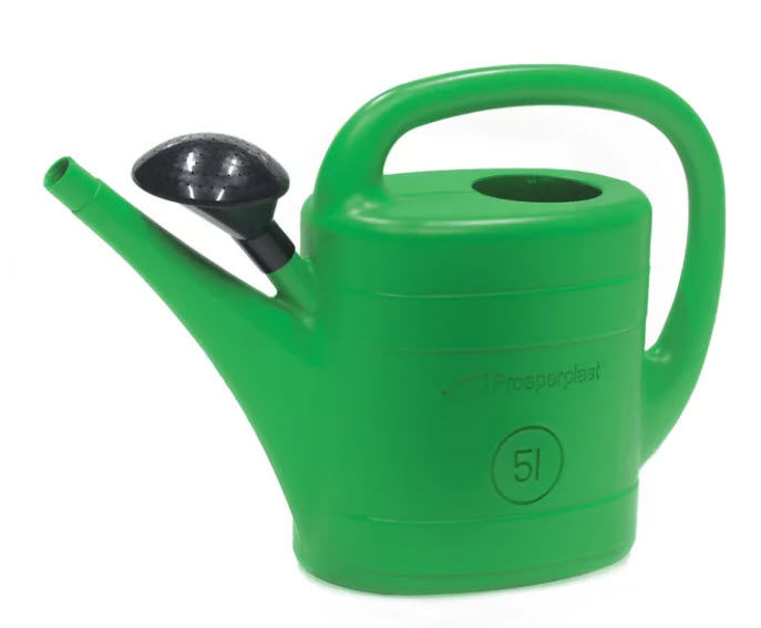 Afbeeldingen van Gieter kunststof GROEN, met broes, 5L