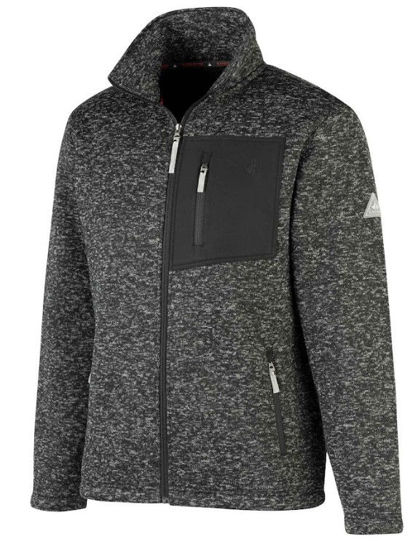 Afbeeldingen van Bjornson Ruben Gebreid Vest  - Teddy Gevoerd - zwart