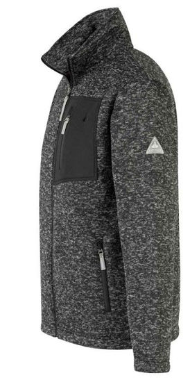 Afbeeldingen van Bjornson Ruben Gebreid Vest  - Teddy Gevoerd - zwart