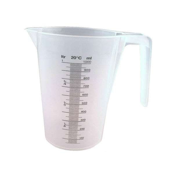 Afbeeldingen van Maatbeker kunststof, 1-liter