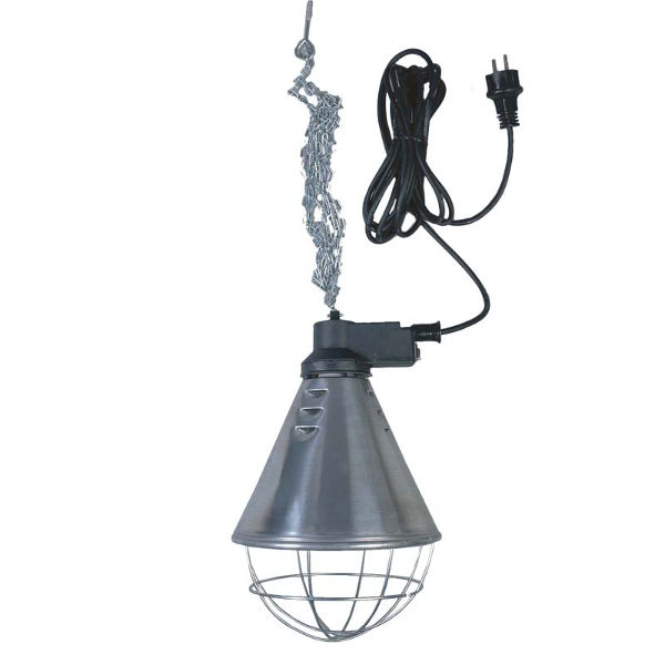 Afbeeldingen van Biggenkap met spaarschakelaar 5m. max.175Watt CE