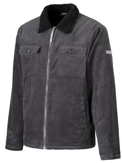 Afbeeldingen van Winterjas Storvik Calgary Corduroy, Teddy, grijs