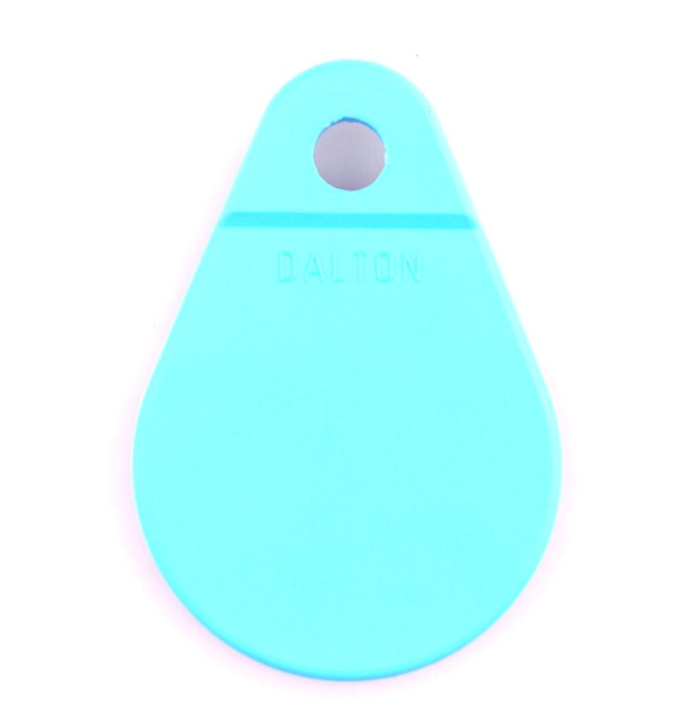 Afbeeldingen van Halsplaatje blanko blauw