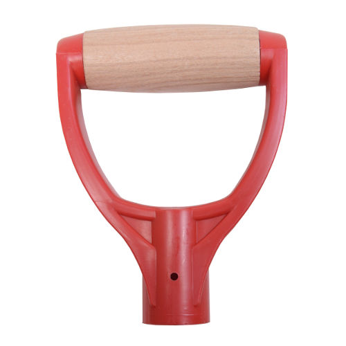 Afbeeldingen van D-handvat kunststof, met houtrol