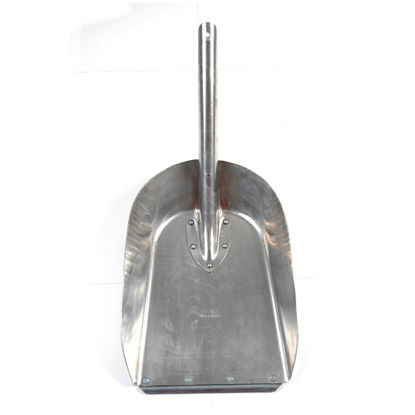 Afbeeldingen van Stalschop aluminium, geklonken dul, los