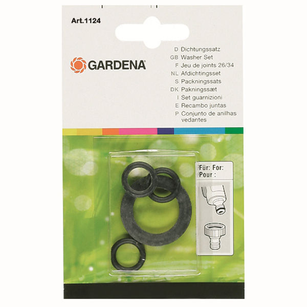 Afbeeldingen van Setje rubberringen 3/4" Gardena