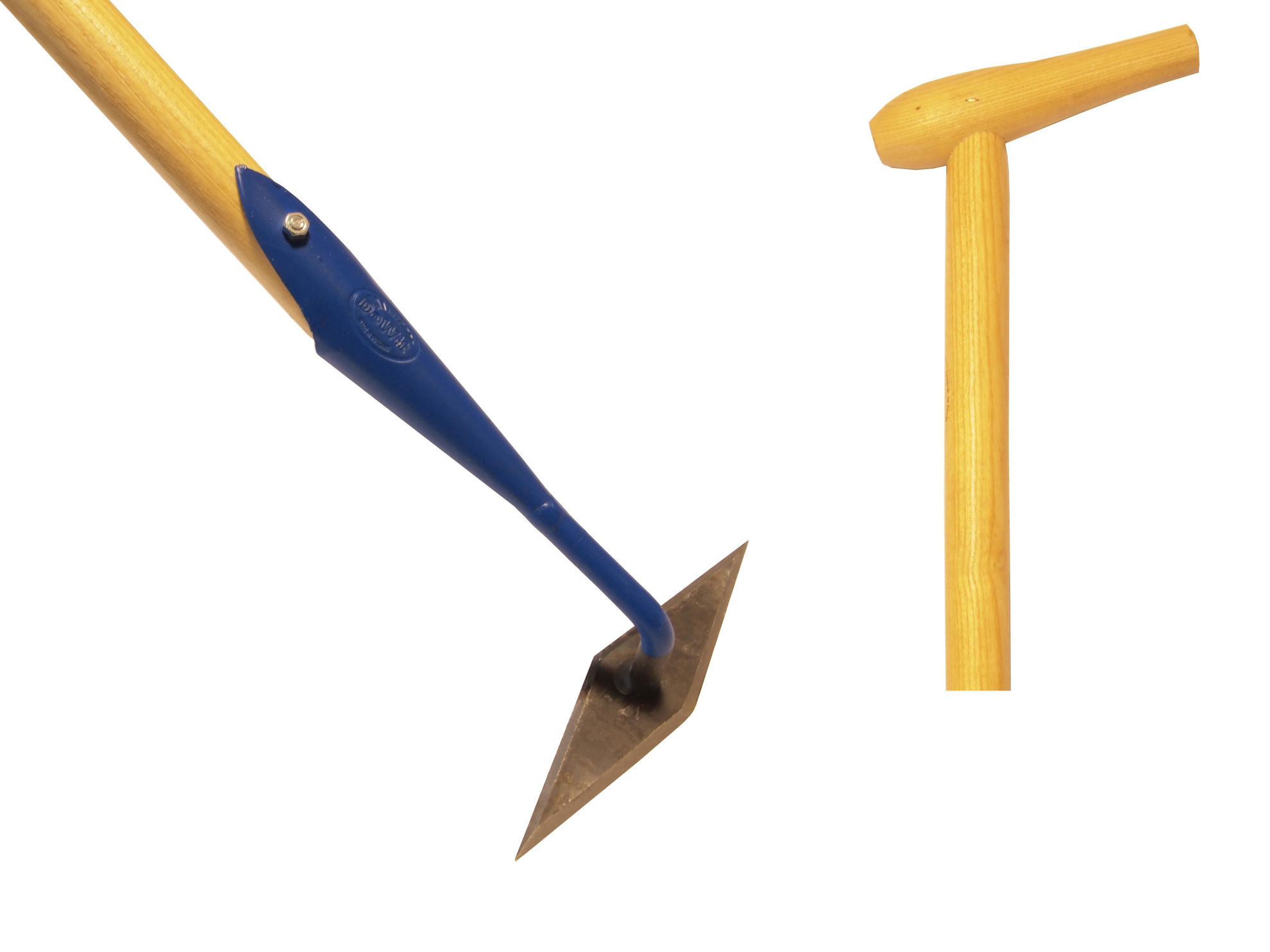 Afbeeldingen van Ruitschoffel gesmeed, 22cm, steel 170cm *deWit*