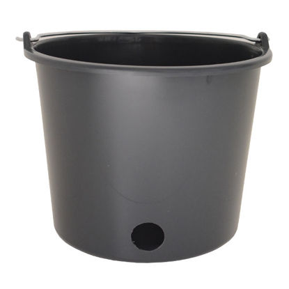 Afbeeldingen van Kalver speenemmer rond, KAAL, grijs 12L.