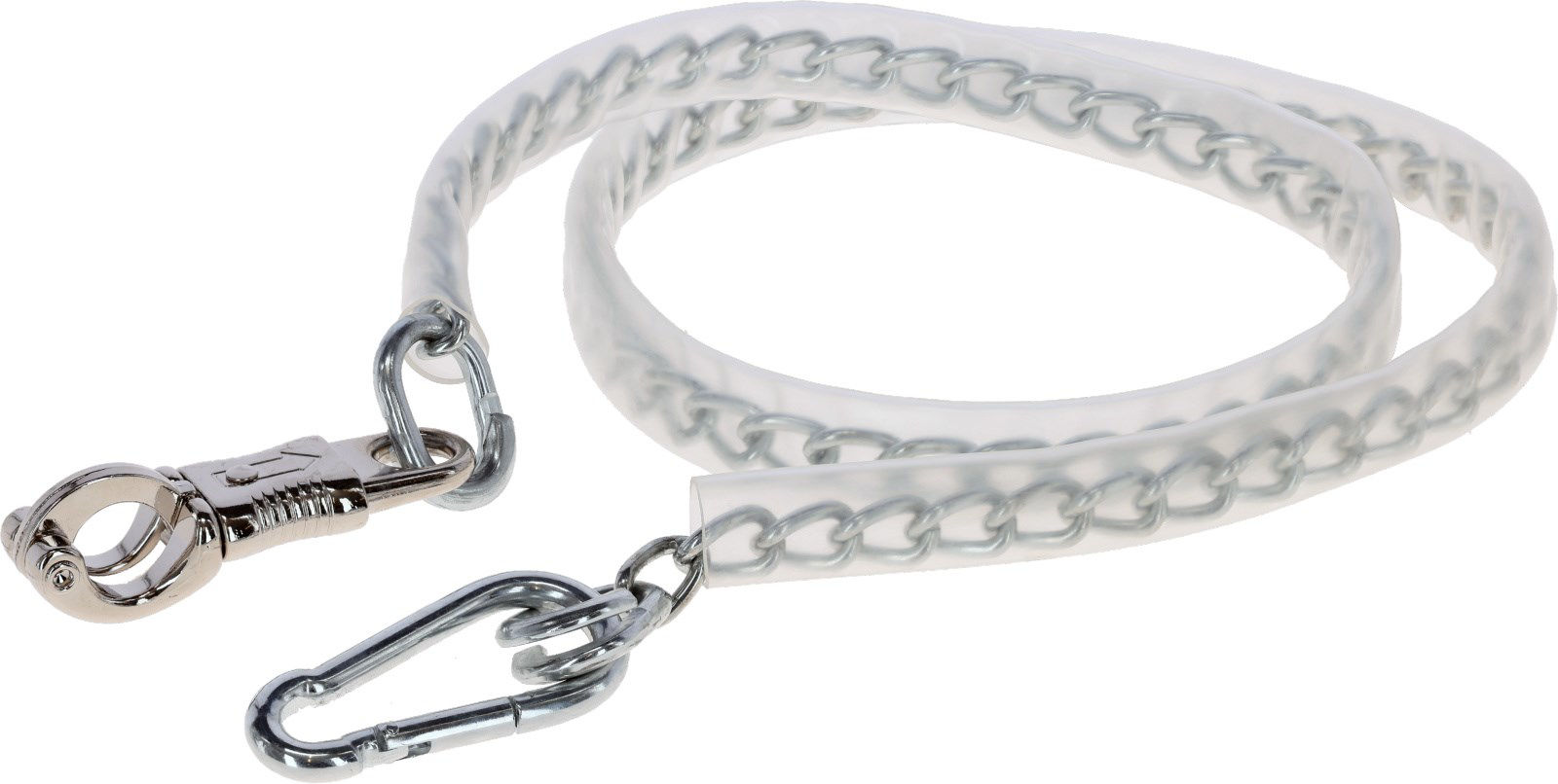 Afbeeldingen van Vastzetketting met plastic omhulsel, 140cm