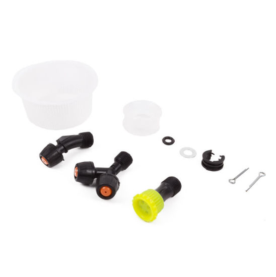 Afbeeldingen van Rugspuit kunststof met zijzwengel,  16-liter