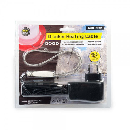 Afbeeldingen van Verwarmingskabel voor drinkbak, 12VDC/5Watt