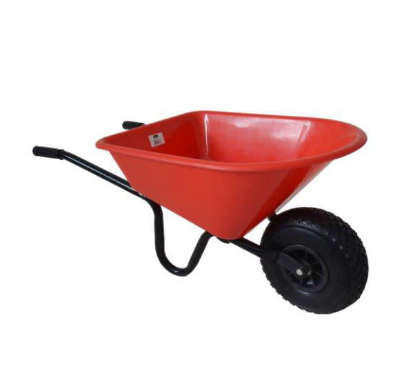 Afbeeldingen van Kinderkruiwagen -MM- ROOD metaal/kunststof