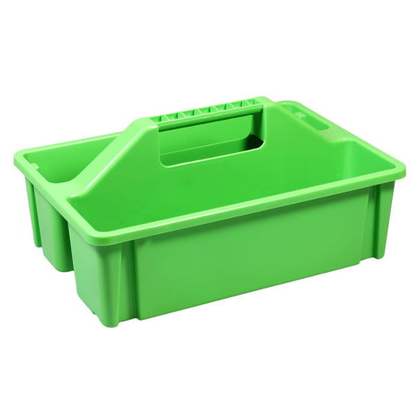 Afbeeldingen van Poetsbakje / gereedschapbak, kunststof OPEN groen