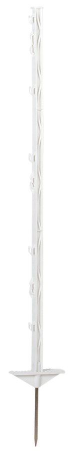 Afbeeldingen van AKO Classic kunststof paal WIT 105cm (5 stuks) dubbele voet