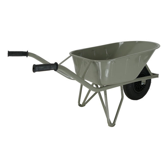 Afbeeldingen van Kruiwagen zwaar Altrad Kraft 80, compleet grijs gelakt