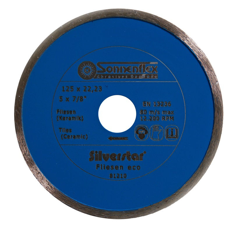 Afbeeldingen van Diamantschijf -dicht-  125x1.6x22,23mm