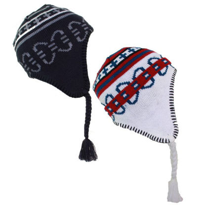 Afbeeldingen van Noorse muts oorflappen dames