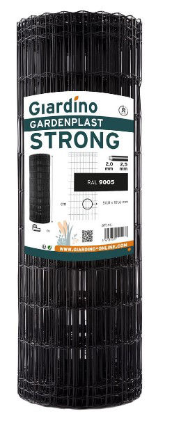 Afbeeldingen van Gaas, Gardenplast STRONG -ZWART- 1.52m x 25m