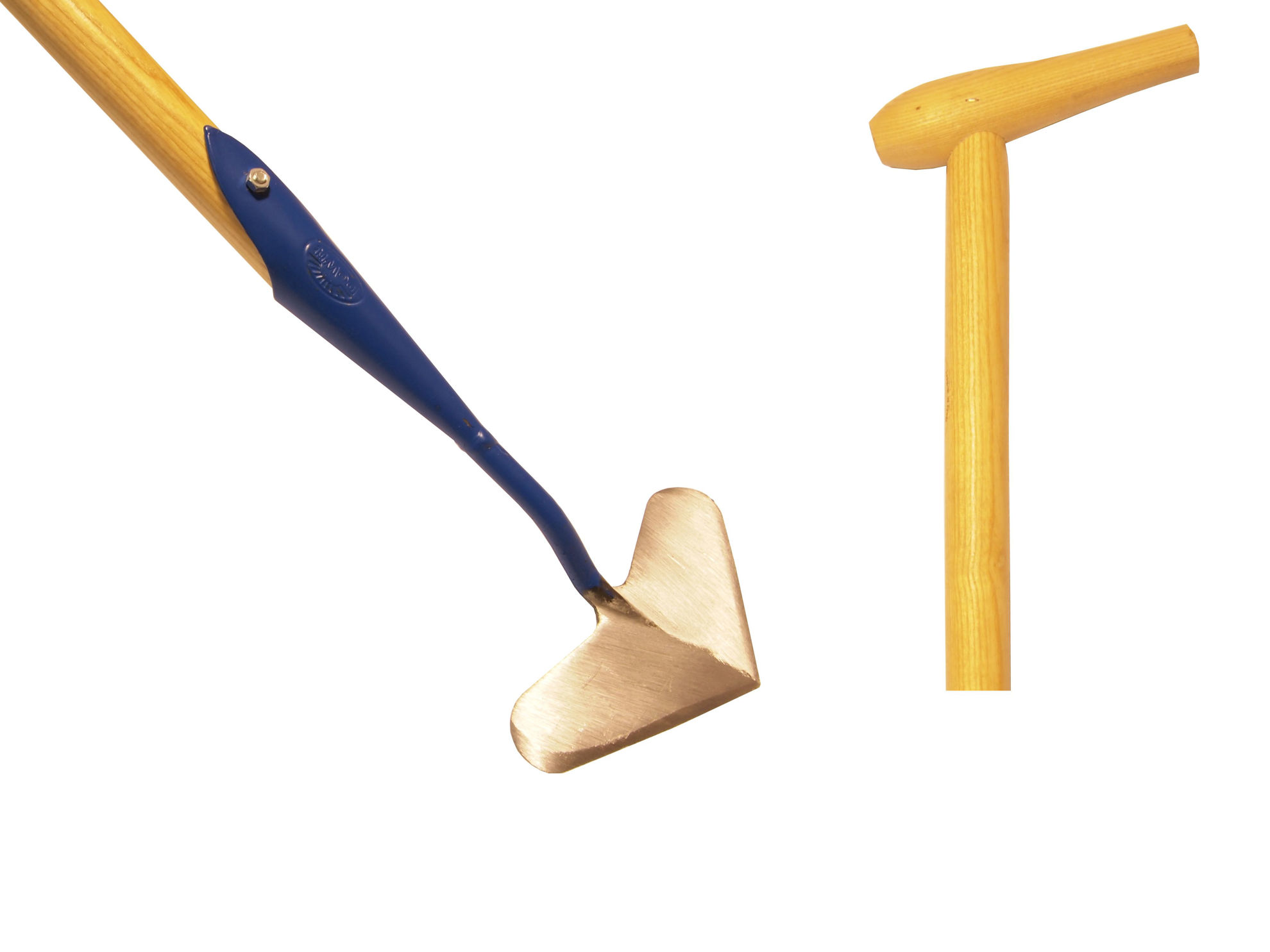 Afbeeldingen van Hartschoffel gesmeed, 16cm, steel 170cm *deWit*