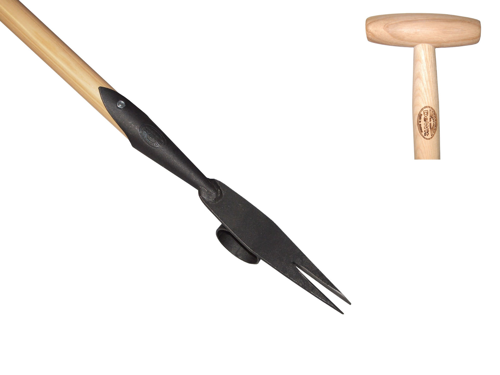 Afbeeldingen van Distelsteker met huis essen steel 80cm *deWit*