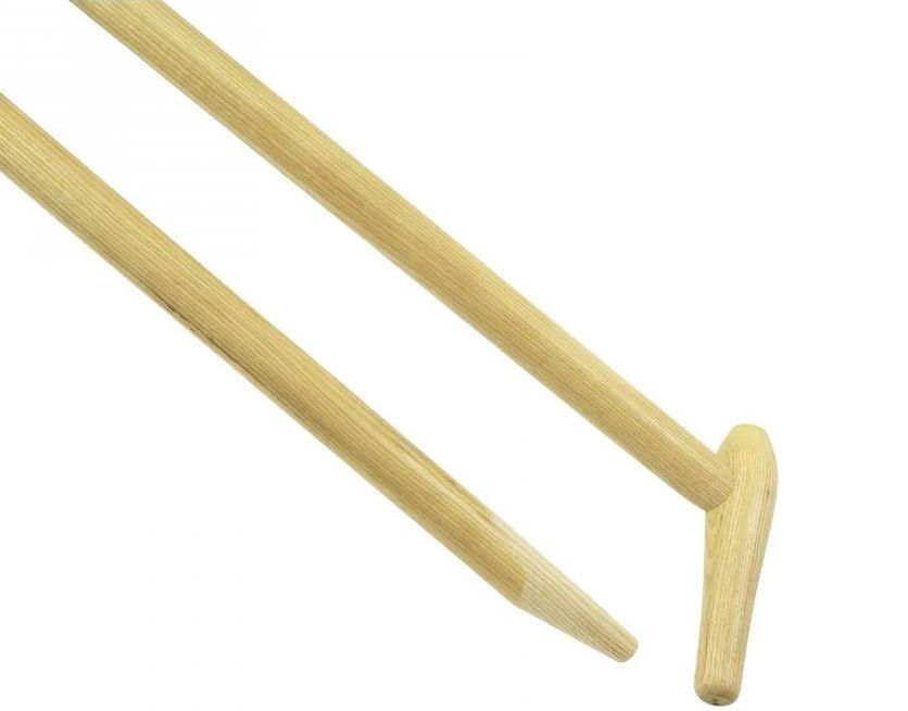 Afbeeldingen van Schoffelsteel 170cm x 28mm vast hilt *de Wit*