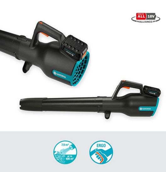 Afbeeldingen van Accu bladblazer PowerJet 18V P4A set  Gardena.