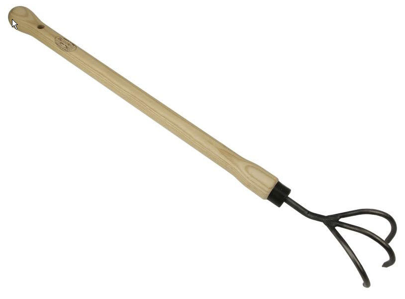 Afbeeldingen van Cultivator 3 tands essen knopsteel 480mm *de Wit*