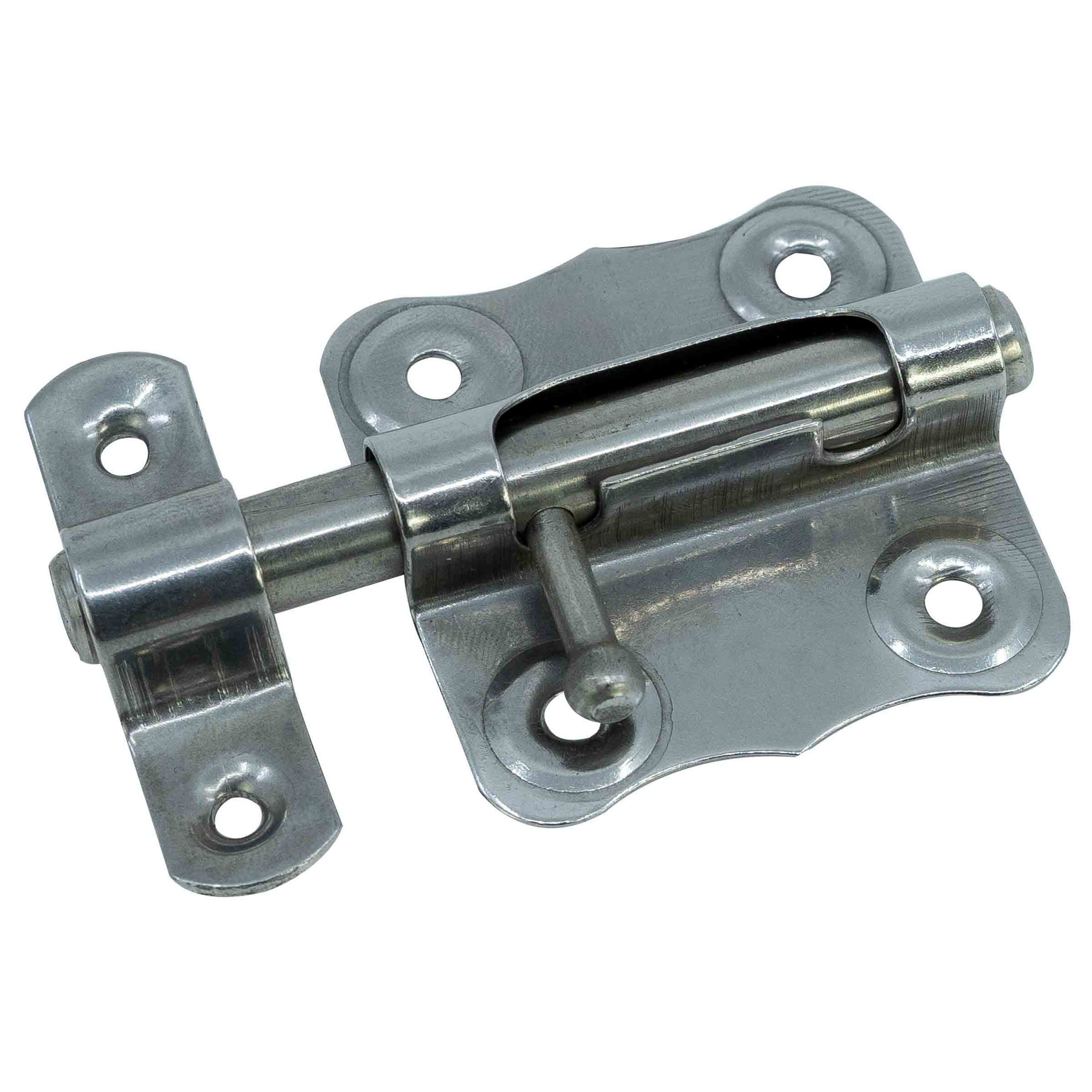 Afbeeldingen van Grendel vierkant 50x50mm schoot 9mm RVS