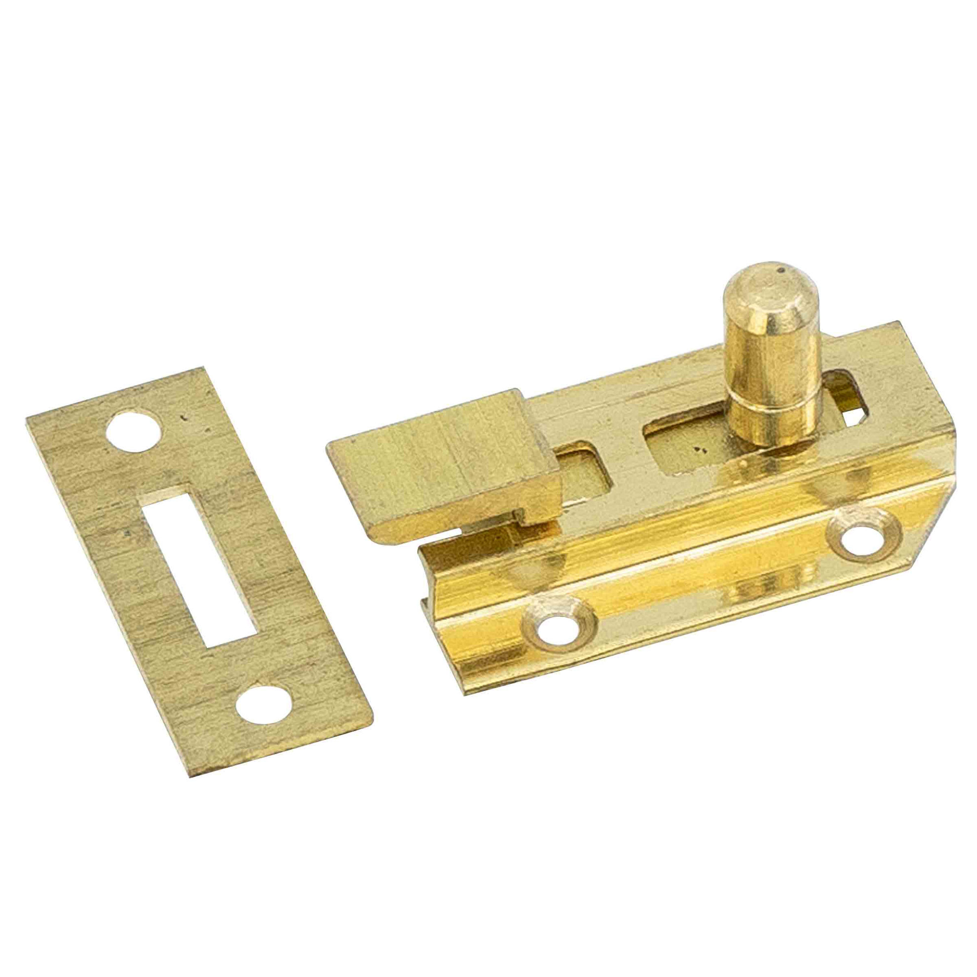 Afbeeldingen van Profielschuif m/bocht 25x40mm messing