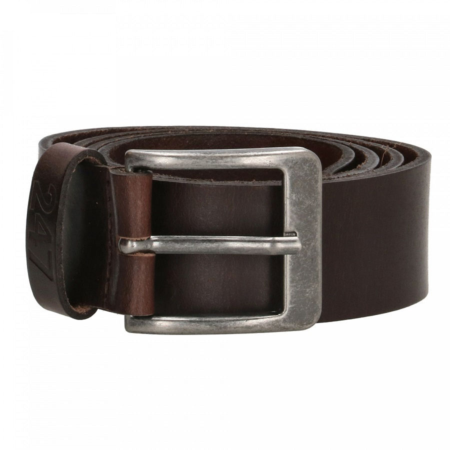 Afbeeldingen van 247 Buffalo -Dark Brown - Leren Riem, L105
