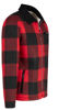Afbeeldingen van Houthakkers Fleecevest London Rood blok, teddygevoerd