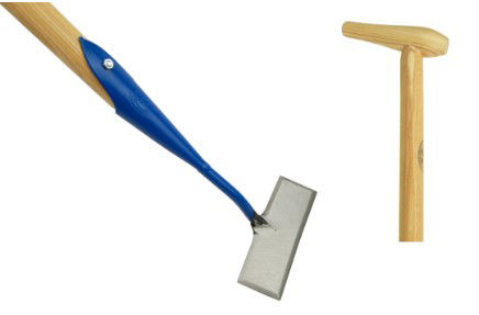 Afbeeldingen van Rechthoekschoffel 14cm essen steel *deWit*