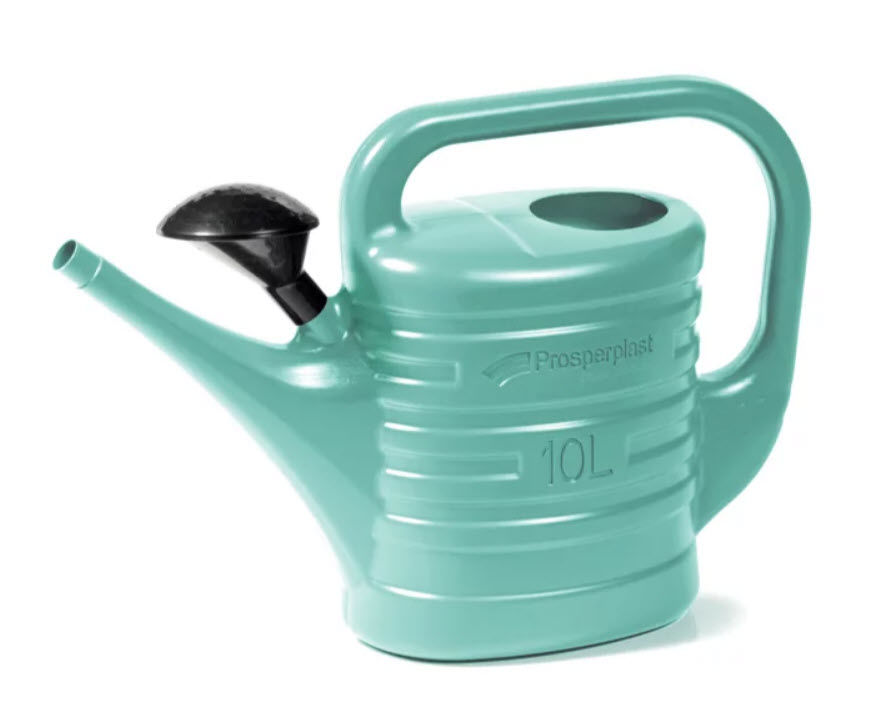 Afbeeldingen van Gieter kunststof Saliegroen, met broes, 10L