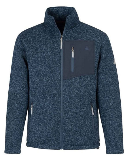 Afbeeldingen van Bjornson Ruben Gebreid Vest  - Teddy Gevoerd - Navy