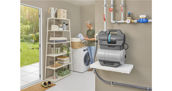 Afbeeldingen van Gardena Hydrofoorpomp +vat 3900 Silent.