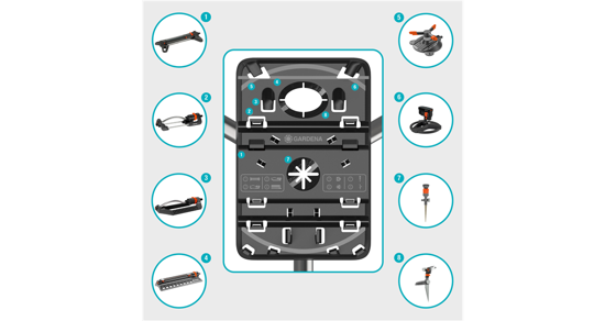 Afbeeldingen van Gardena Sproeistatief