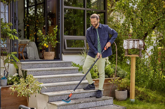 Afbeeldingen van Gardena Cleansystem borstel hard flex