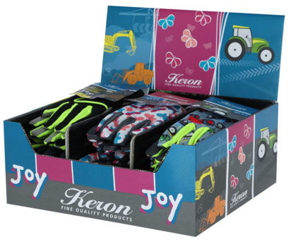 Afbeeldingen van Kinderhandschoen Keron  *Joy* 36 paar in DISPLAY