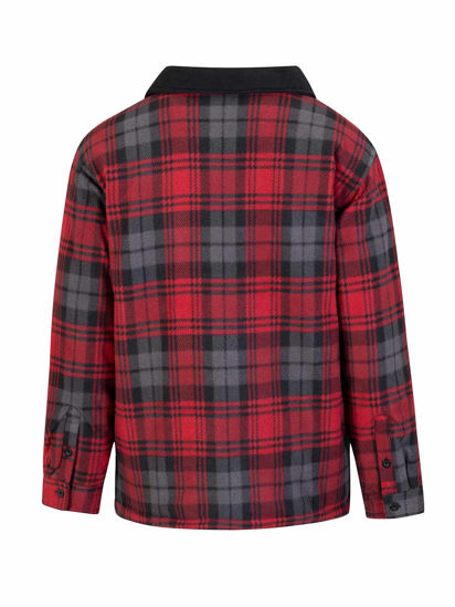 Afbeeldingen van Houthakkers/fleecevest Thermo, Storvik Stanley, rood/zwart