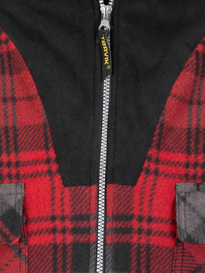 Afbeeldingen van Houthakkers/fleecevest Thermo, Storvik Stanley, rood/zwart