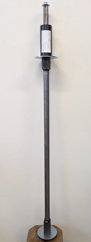 Afbeeldingen van Metalen as voor borstel HappyCow