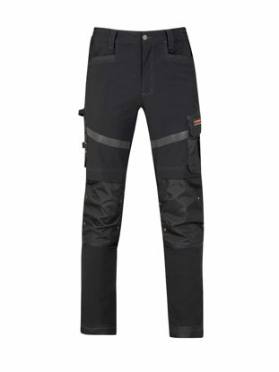 Afbeeldingen van Storvik Stef 4-way werkbroek Stretch, Zwart