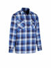 Afbeeldingen van Blouse flanel Storvik Dawson dessin Donkerblauw (blok)