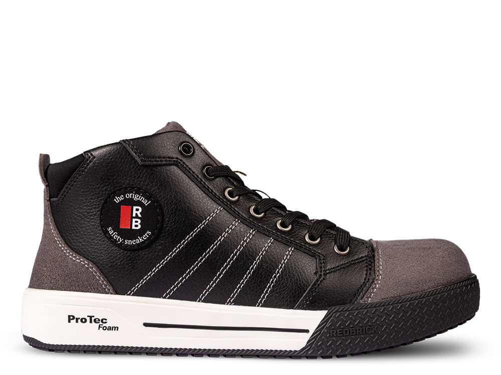 Afbeeldingen van Werkschoen Redbrick Dunk hoog grijs S3S, 40