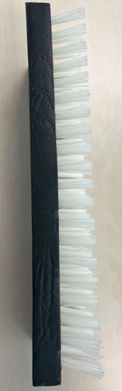 Afbeeldingen van Kalverborstel nylon WIT 4cm (45x15cm)